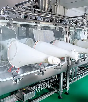 Equipos de manipulación y peletización de polvos para Industria farmacéutica