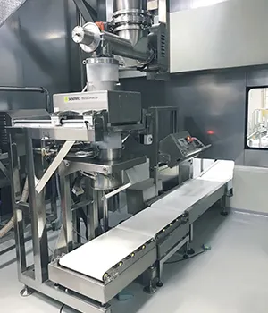 Equipos de manipulación y peletización de polvos para Industria farmacéutica