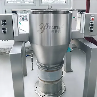 Estación de descarga de bolsas grandes (big bags)