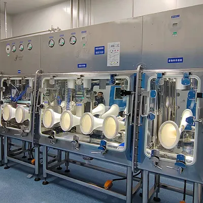 Aislador de caja de guantes aséptico