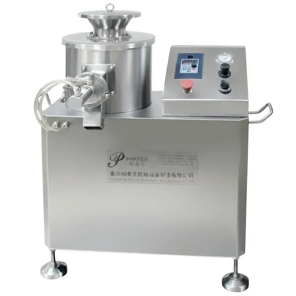 Esferonizadora a escala de laboratorio