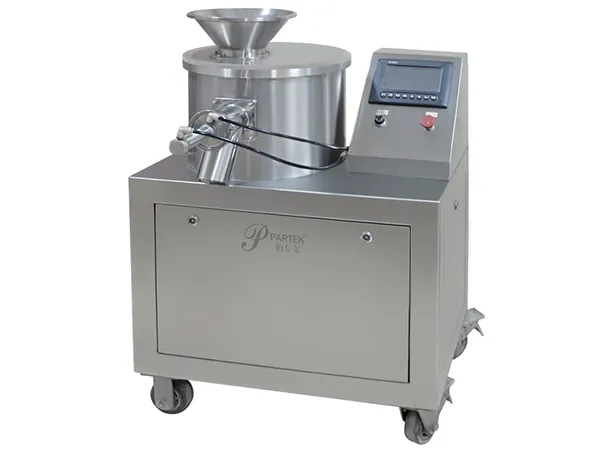 Esferonizadora a escala de producción